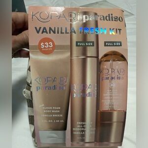 KOPARI Paradiso vanilla fresh kit. 3pc. + bag